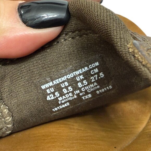 Keen Daytona II Nubuck Leather Slip On Men's Slide Slipper Sandal size 9.5 - Picture 7 of 8